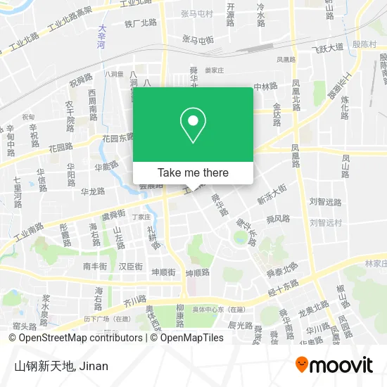 山钢新天地 map