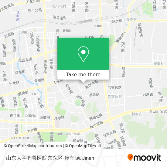 山东大学齐鲁医院东院区-停车场 map
