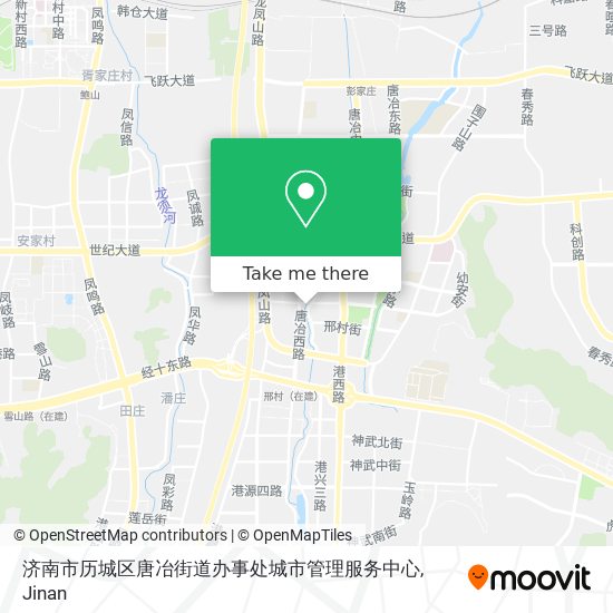 济南市历城区唐冶街道办事处城市管理服务中心 map