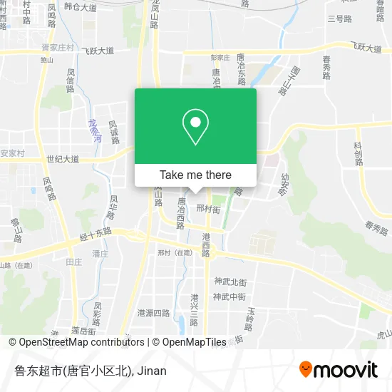 鲁东超市(唐官小区北) map