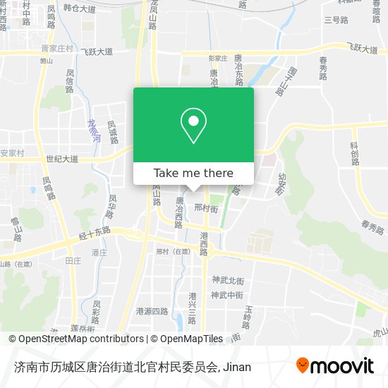 济南市历城区唐治街道北官村民委员会 map