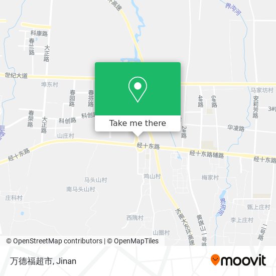 万德福超市 map