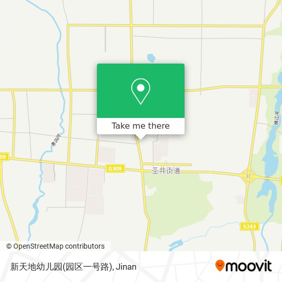 新天地幼儿园(园区一号路) map