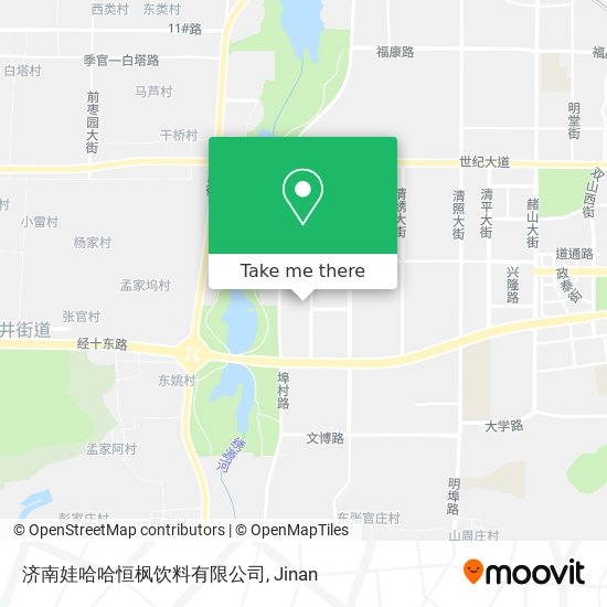 济南娃哈哈恒枫饮料有限公司 map