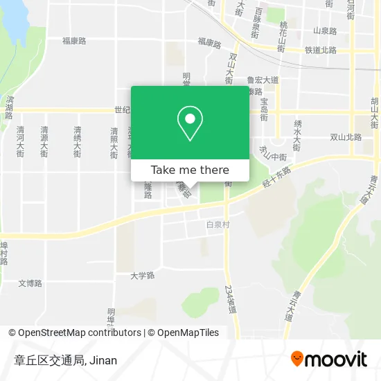 章丘区交通局 map