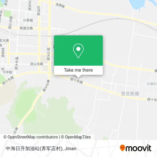 中海日升加油站(养军店村) map