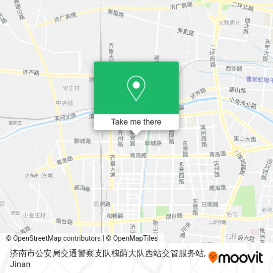 济南市公安局交通警察支队槐荫大队西站交管服务站 map