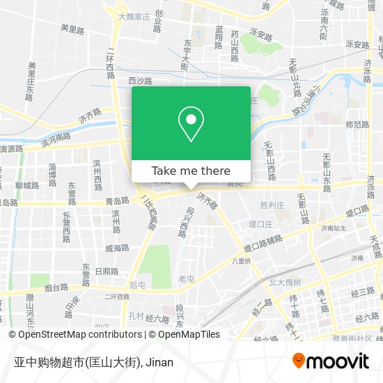 亚中购物超市(匡山大街) map
