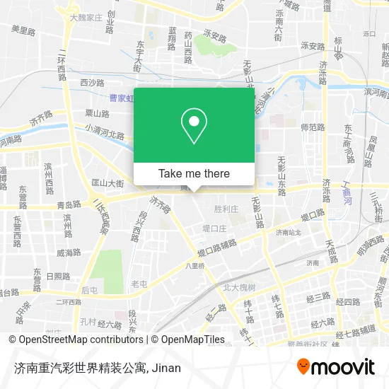 济南重汽彩世界精装公寓 map