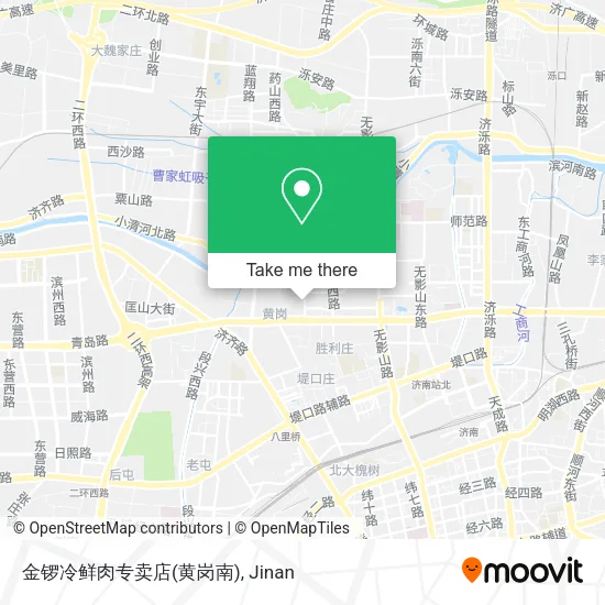 金锣冷鲜肉专卖店(黄岗南) map