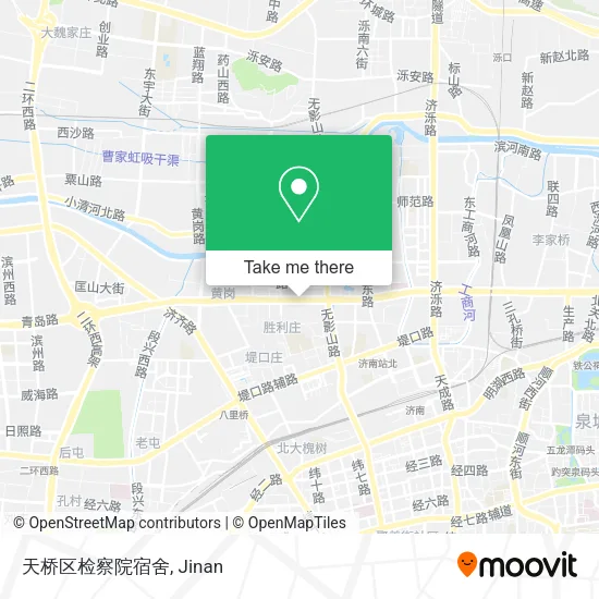 天桥区检察院宿舍 map