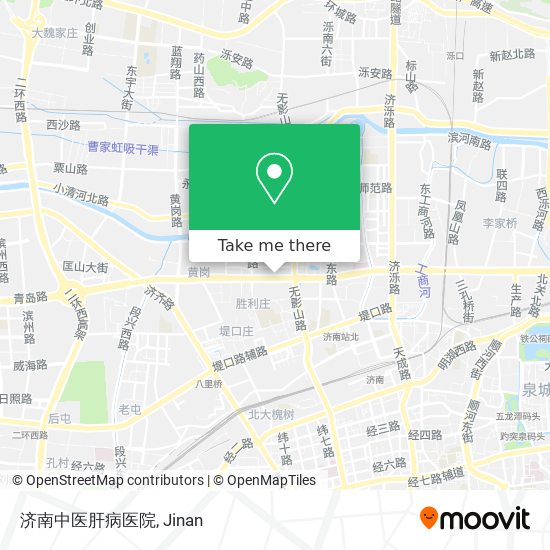 济南中医肝病医院 map
