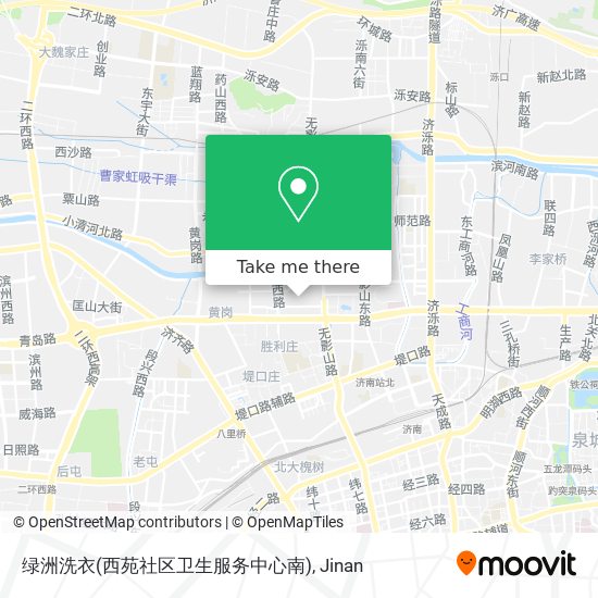 绿洲洗衣(西苑社区卫生服务中心南) map