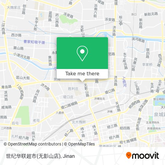 世纪华联超市(无影山店) map