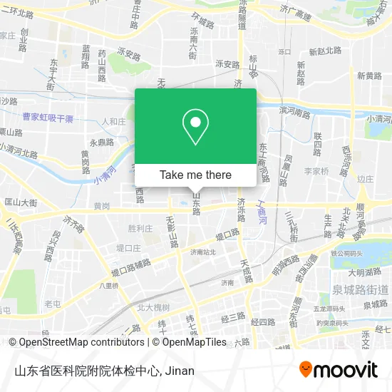山东省医科院附院体检中心 map