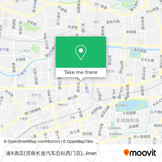 速8酒店(济南长途汽车总站西门店) map