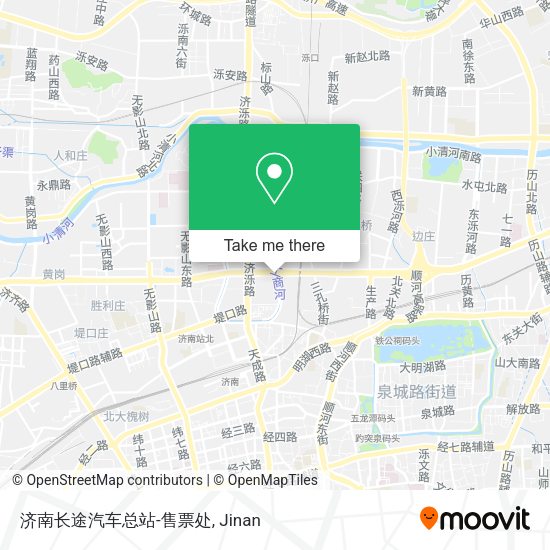 济南长途汽车总站-售票处 map