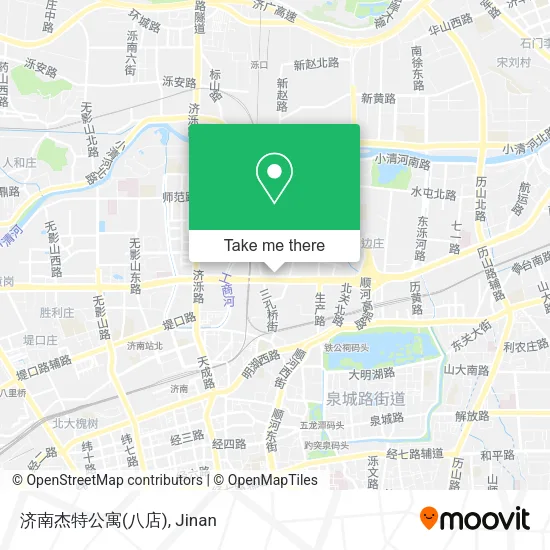济南杰特公寓(八店) map