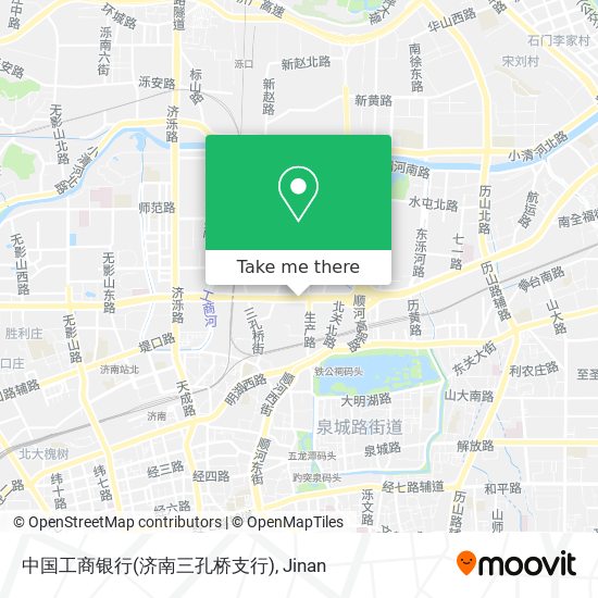 中国工商银行(济南三孔桥支行) map