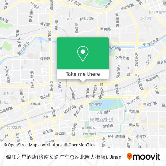 锦江之星酒店(济南长途汽车总站北园大街店) map