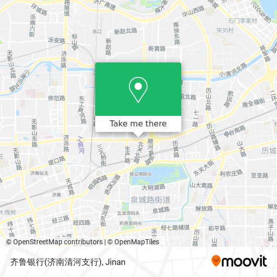 齐鲁银行(济南清河支行) map