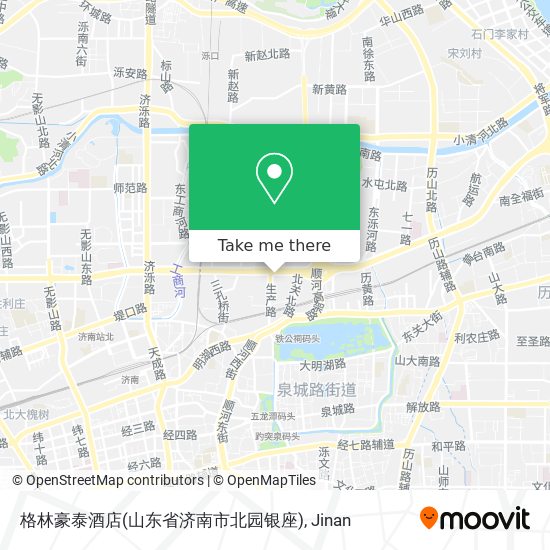 格林豪泰酒店(山东省济南市北园银座) map