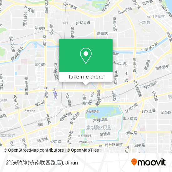 绝味鸭脖(济南联四路店) map