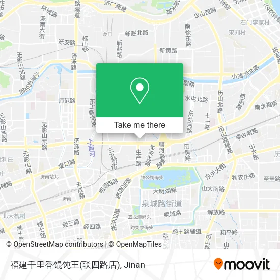 福建千里香馄饨王(联四路店) map