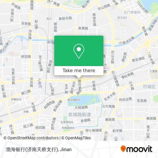 渤海银行(济南天桥支行) map