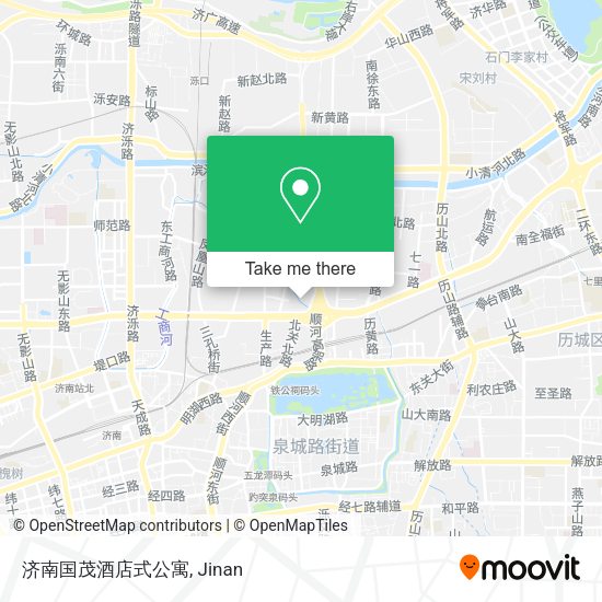 济南国茂酒店式公寓 map