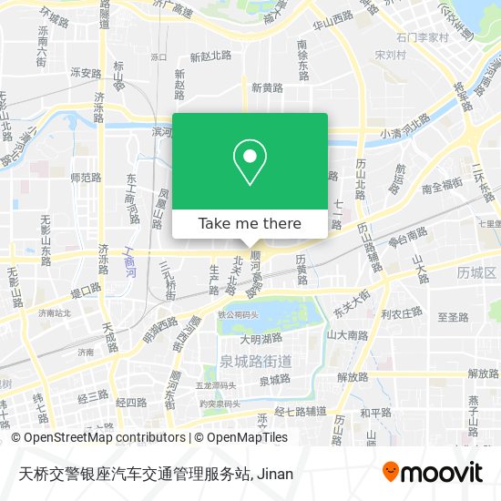 天桥交警银座汽车交通管理服务站 map
