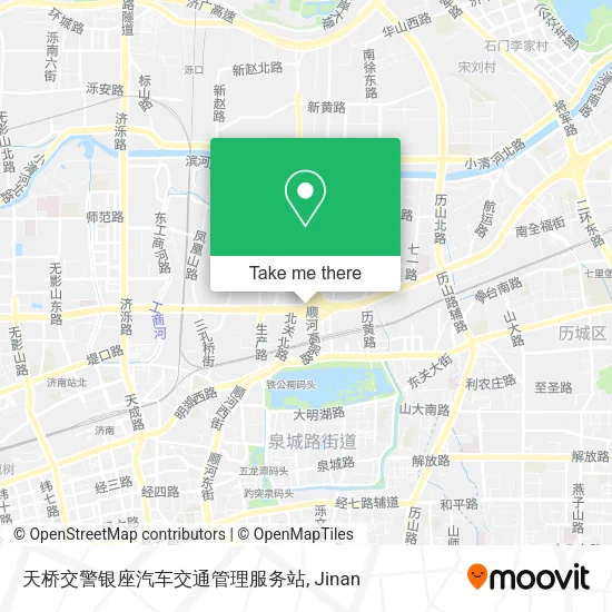 天桥交警银座汽车交通管理服务站 map