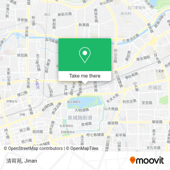 清荷苑 map