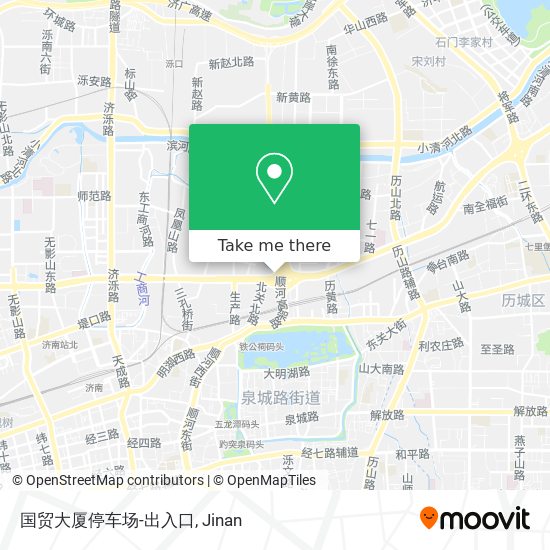 国贸大厦停车场-出入口 map