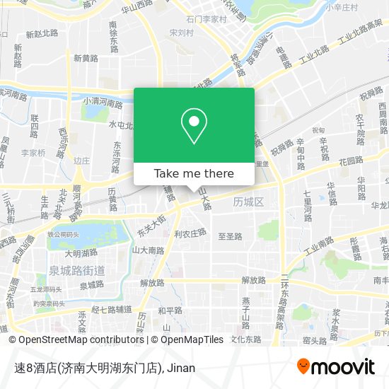 速8酒店(济南大明湖东门店) map