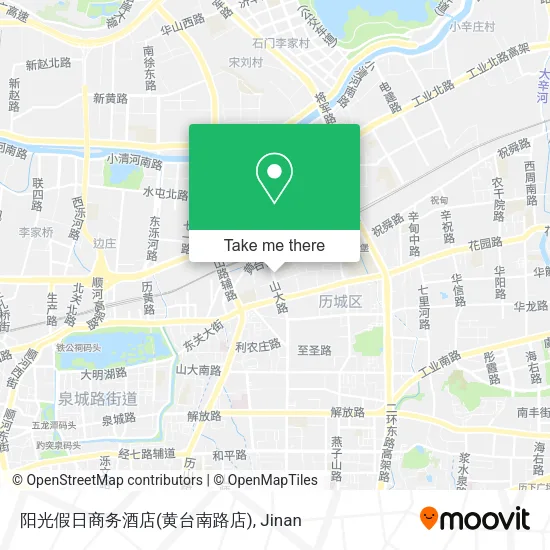阳光假日商务酒店(黄台南路店) map