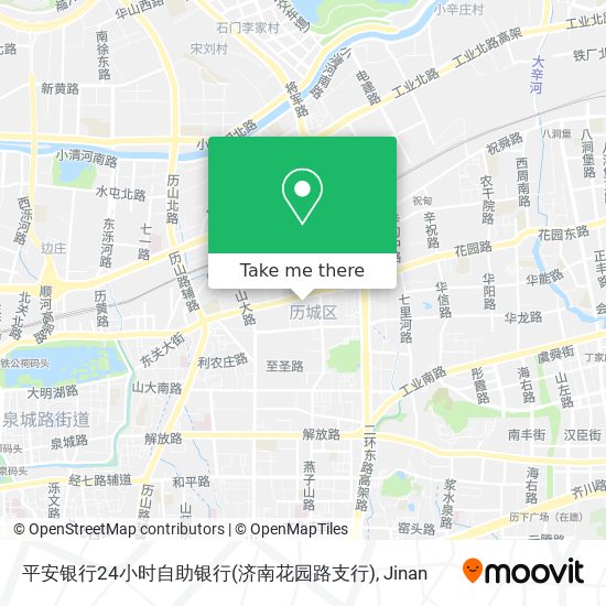平安银行24小时自助银行(济南花园路支行) map