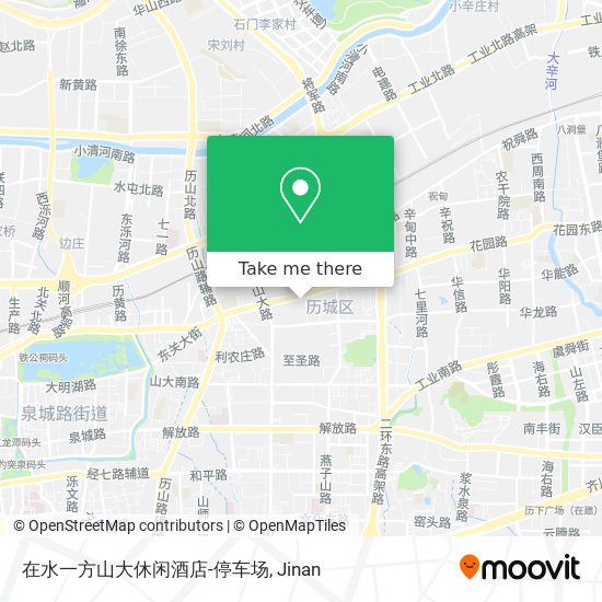 在水一方山大休闲酒店-停车场 map