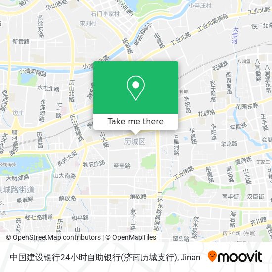 中国建设银行24小时自助银行(济南历城支行) map