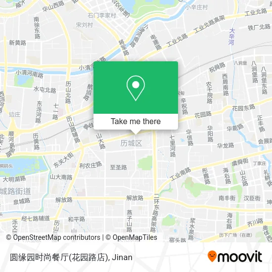 圆缘园时尚餐厅(花园路店) map