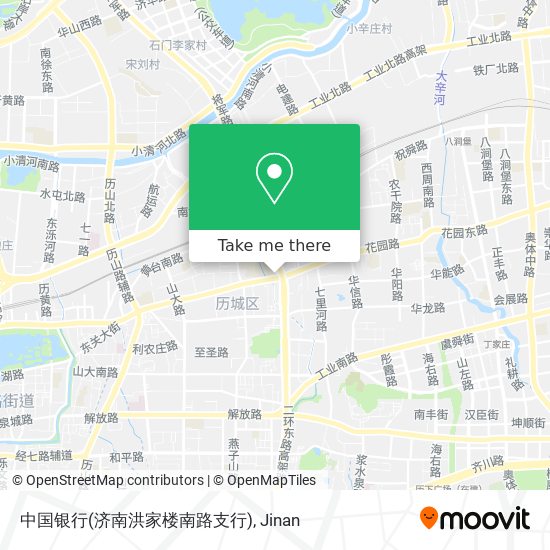 中国银行(济南洪家楼南路支行) map