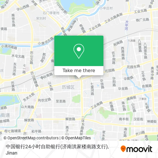中国银行24小时自助银行(济南洪家楼南路支行) map
