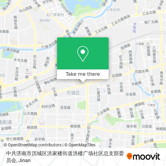 中共济南市历城区洪家楼街道洪楼广场社区总支部委员会 map