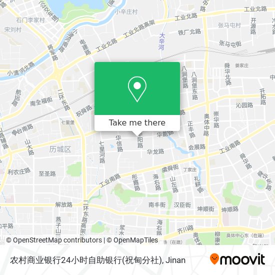 农村商业银行24小时自助银行(祝甸分社) map