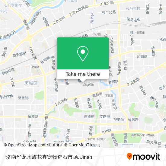 济南华龙水族花卉宠物奇石市场 map