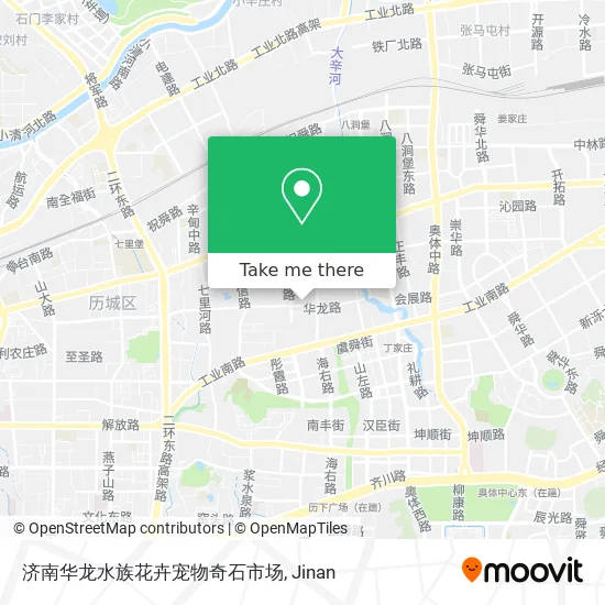 济南华龙水族花卉宠物奇石市场 map