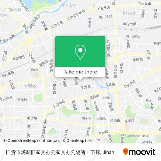 旧货市场新旧家具办公家具办公隔断上下床 map