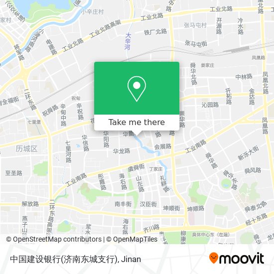 中国建设银行(济南东城支行) map