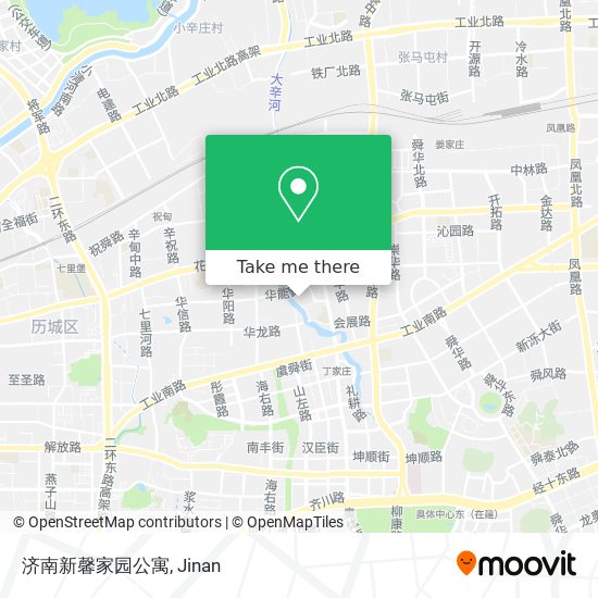 济南新馨家园公寓 map