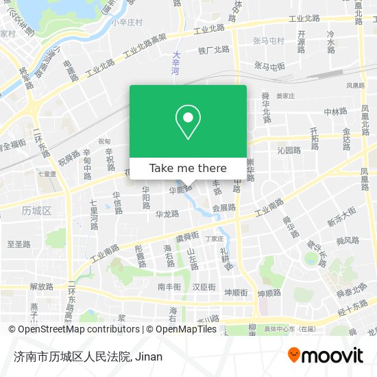 济南市历城区人民法院 map